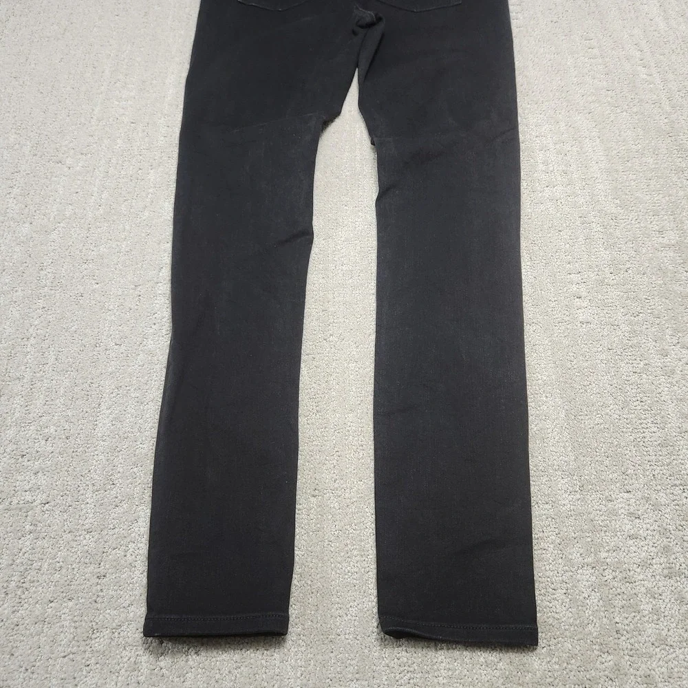 American Eagle Jeans Women 6 Long Hi Rise Jegging Stretch Denim Y2K Black Preppy